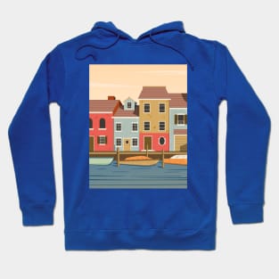 Street canal of Venice Hoodie